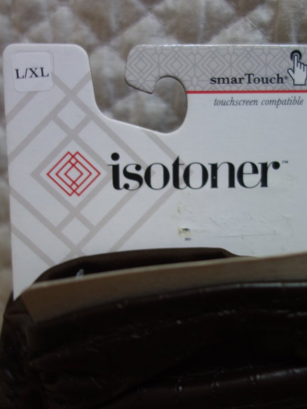 NWT $50 Two Pairs (Black/Brown) of Isotoner Gloves – L/XL - Picture 3 of 9